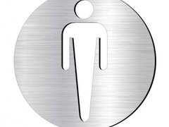 Placuta aluminiu grup sanitar pentru barbati